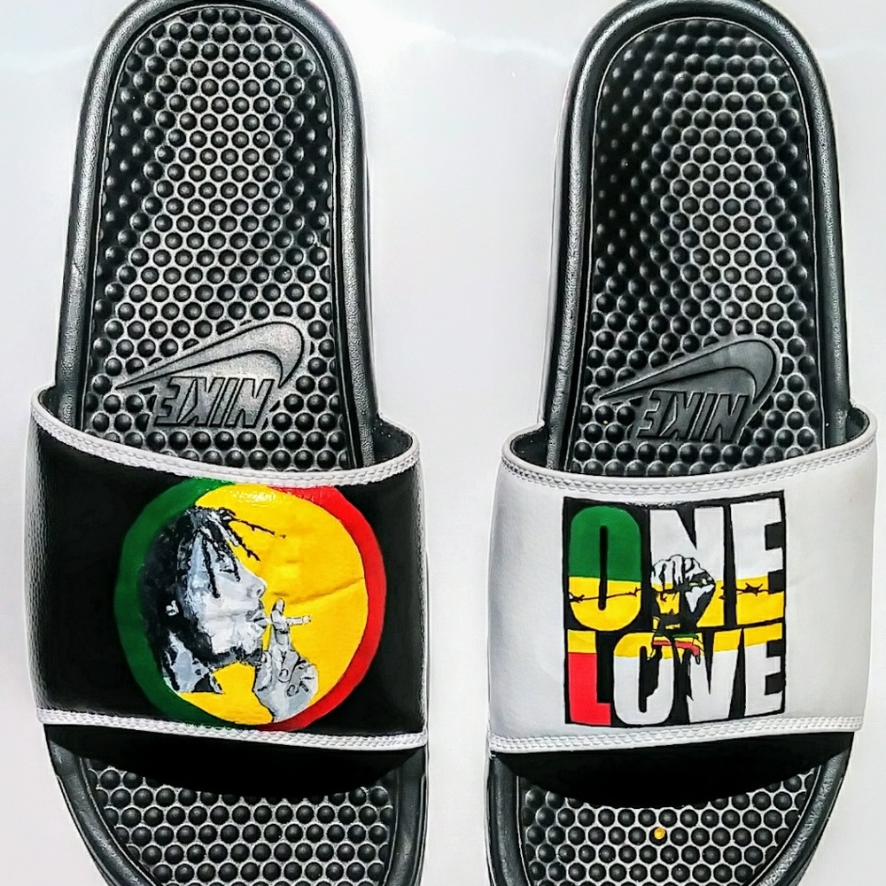 Nike shoes slides customs sandals slippers sneaker
